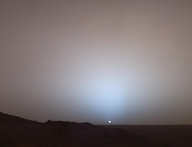 mars'tan güneş