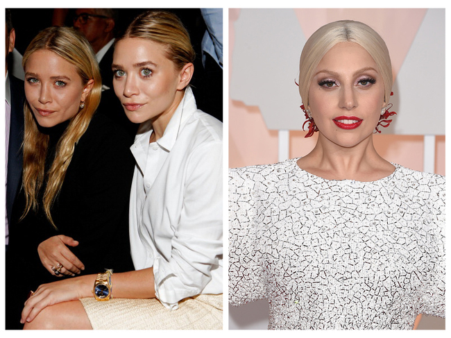 The Olsen Twins and Lady Gaga