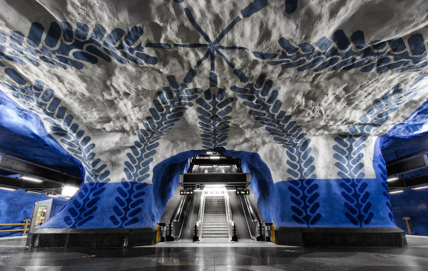 Stockholm Metrosu, İsveç