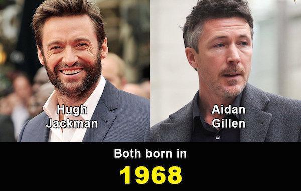 Aynı yaşta olduklarına inanamayacağınız ünlüler 10