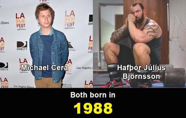 Aynı yaşta olduklarına inanamayacağınız ünlüler 2