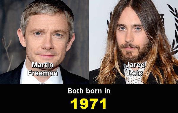 Aynı yaşta olduklarına inanamayacağınız ünlüler 3
