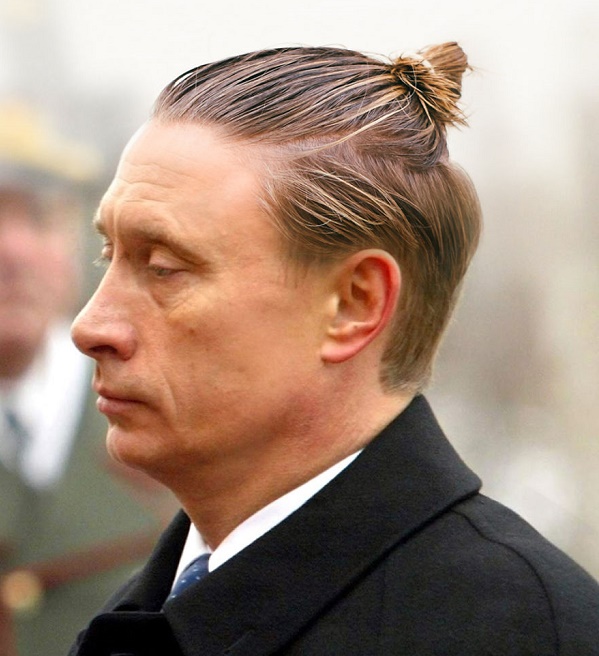 Putin topuz saç