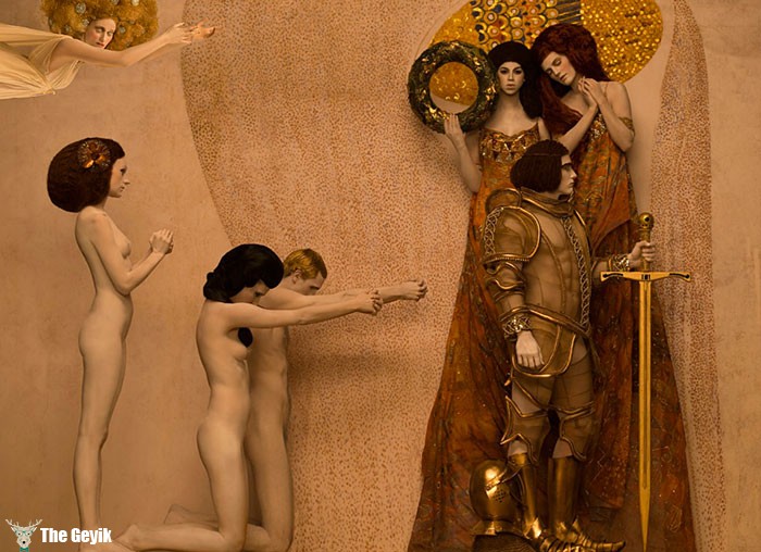 Gustav Klimt'in Erotik Eserleri Canlandı 8