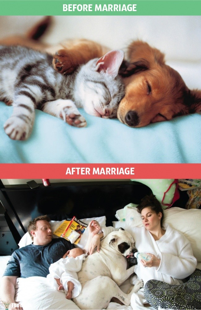 evlilik öncesi ve sonrası