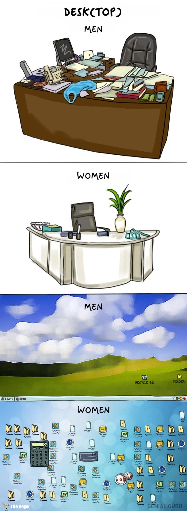 erkekler ve kadınlar arasındaki farklar 