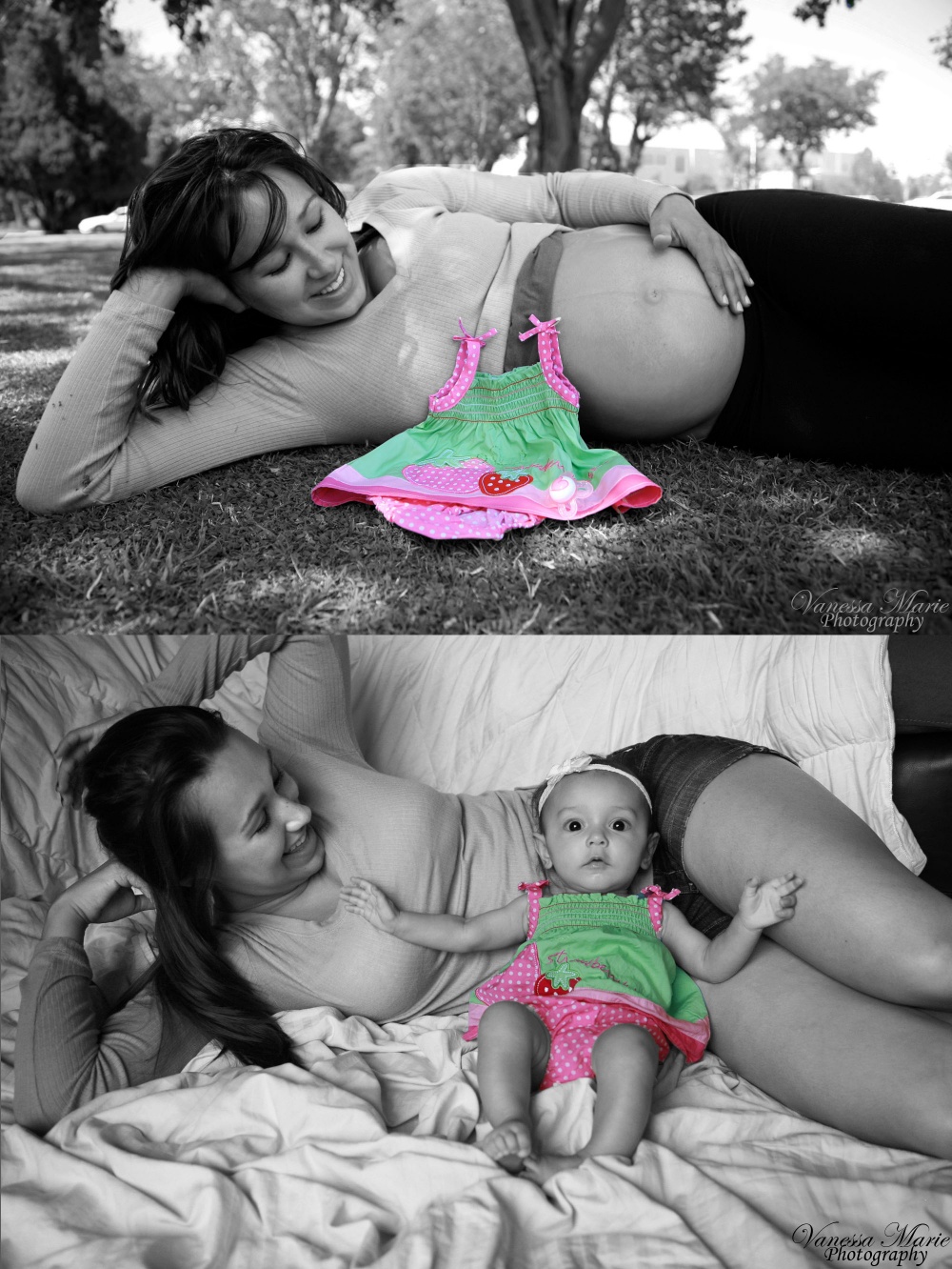 Hamile kadın ve çocuk 