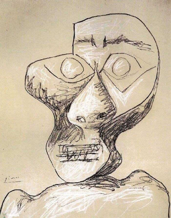 Picasso'nun kendini cizdigi resimler 90-2