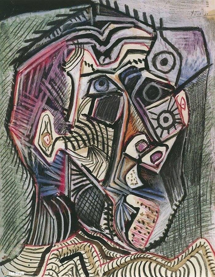 Picasso'nun kendini cizdigi resimler 90