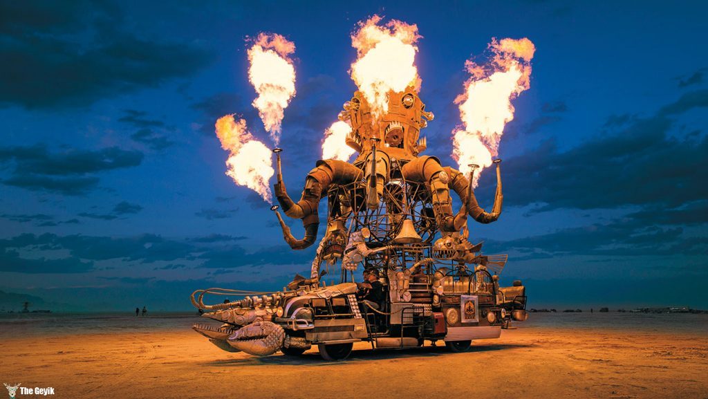 Photo from BURNING MAN: ART ON FIRE, Second Edition. Race Point, 2016